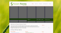 Desktop Screenshot of faizanfarms.com