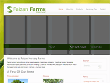 Tablet Screenshot of faizanfarms.com